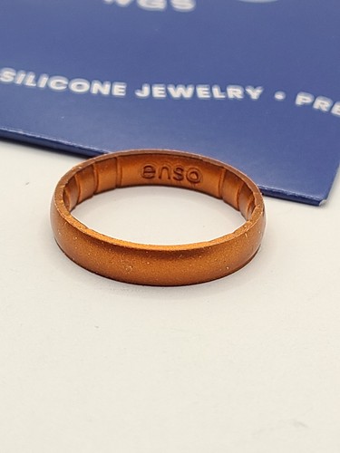 Enso Rings Thin Elements Series Silicone Ring - Copper sz 10