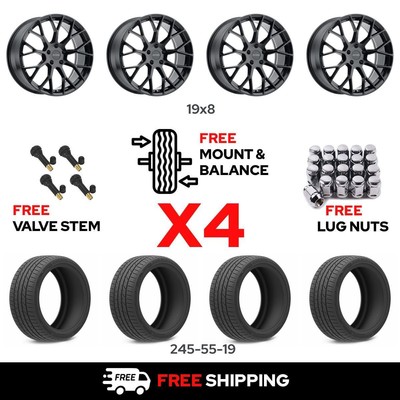 19'' PETROL P2B w/ 245/55R19  Wheel & Tire for 2014-2016 Toyota Highlander Hybrid
