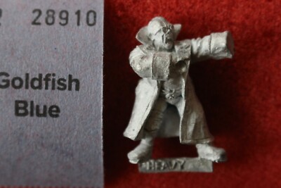 Necromunda Delaque Gang Heavy with Stubber Games Workshop Metal Body Bit OOP