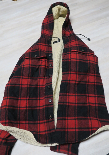 DSQUARED2 2019 Red Plaid Jacket w/Hood - Size Large - Picture 3 of 11