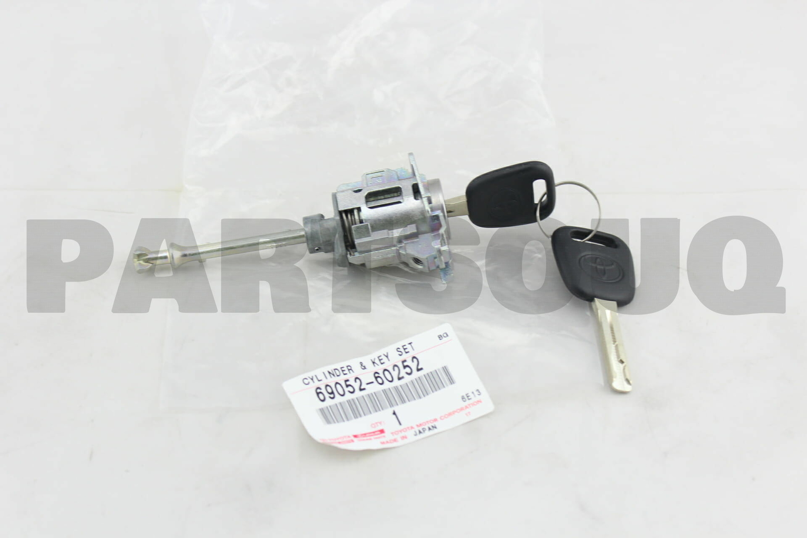 6905260252 Genuine Toyota CYLINDER & KEY SET, DOOR LOCK, LH 6905260252