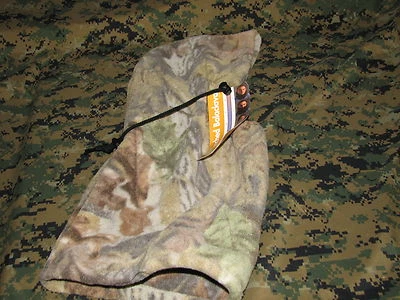 *Heavy weight fleece cinched balaclava/hood made in USA nordic gear Adv Timber