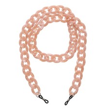 Eyeglass Chains for Women Acrylic Eyeglass Holder Chains for Glass Dark Brown