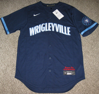 Chicago Cubs Wrigleyville Men's Navy Blue Nike City Connect