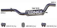 MittelschalldäMpfer Ernst 144100 FüR VW Passat B8 3G2 CB2 Variant 3G5 CB5 TDI