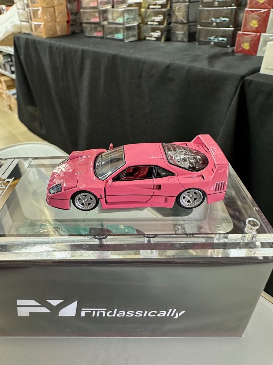 F40 GTE 1995 ピンク　1/64 ミニカー Finclassically 1/64 フェラーリ F40 ローズウォーターピンク
