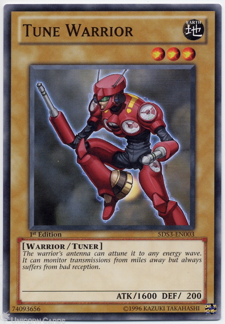 5DS3-EN003 Tune Warrior 1st Edition Mint YuGiOh Card