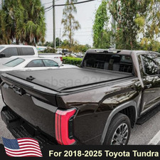 5.5ft Retractable Truck Bed Cover Hard Tonneau Cover For 2018-2025 Toyota Tundra 5.5ft Retractable Truck Bed Cover Hard Tonneau Cover For 2018-2025 Toyota Tundra