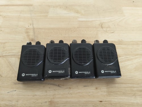Motorola Minitor V Pagers A03KMS9238BC VHF Lot Of 4