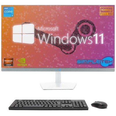 AIO All In One I5 27'' Win11 8GB 120GB GPU GT710 1GB PC Computer Editing Gaming