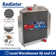 For 1949-1951 1950 Ford Deluxe 3.7l L6 Gas Manual Full Aluminum Radiator Cc49-6 For 1949-1951 1950 Ford Deluxe 3.7l L6 Gas Manual Full Aluminum Radiator Cc49-6