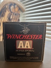 Vintage WINCHESTER AA 12 GA. Super Sports EMPTY Box