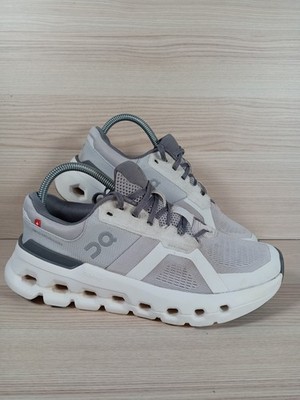 On Running Cloud Runner 2 Damen Grau Fitness Laufschuhe Turnschuhe Größe UK 6,5