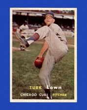 1957 Topps Set-Break #247 Turk Lown EX-EXMINT *GMCARDS*