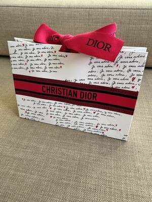 Christian Dior Limited Edition Valentine Gift Bag Je Vous Adore Rare Brand New