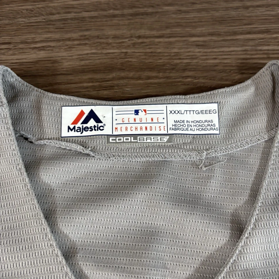 Camiseta de béisbol para hombre Milwaukee Brewers 3XL MLB Paul Molitor #4 majestuosa Foto 3 de 4