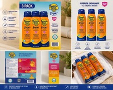 Banana Boat Sport Ultra Sunscreen Spray, SPF 50, 6 oz., 3 pk. - Free Shipping