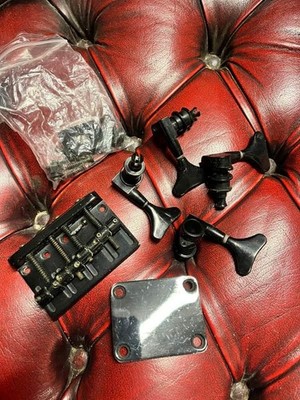 B.C. Rich Warlock Bass Hardware Set - Schwarz
