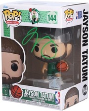 Jayson Tatum Boston Celtics Autographed City Edition #144 Funko Pop! Figurine