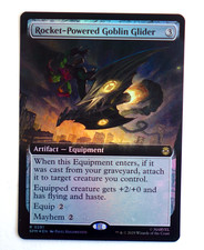 Spider-Man Magic the Gathering Rocket-Powered Goblin Glider 0281 Rare (NM) ~Foil