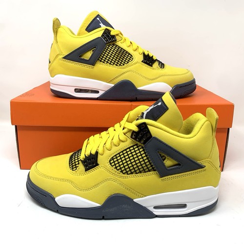 Nike Air Jordan Retro 4 Lightning sz 9 New DS Authentic B Grade Undefeated