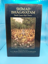 Srimad Bhagavatam Décimo Canto-Parte 3 Tapa Dura y Chaqueta Antipolvo A.C.Bhaktivedanta