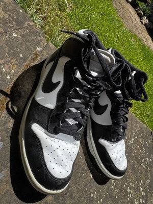Nike Dunk High Retro DD1399-105 EU 41 schwarz weiss - neuwertig