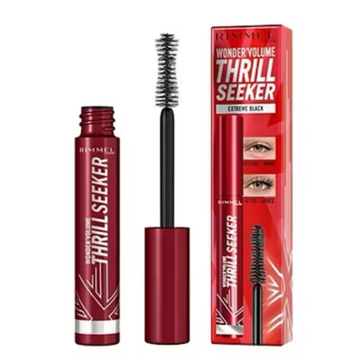 3 x Rimmel Wonder'Volume Thrill Seeker Mascara Extreme Black NEU VERSIEGELTE VERPACKUNG