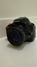 Nikon D5500 Digital SLR Camera Black  Zykkor 28mm f/2.8 Lens - Read Description