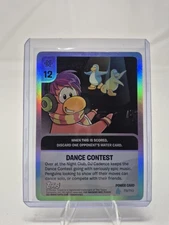 Club Penguin TCG - Dance Contest - Foil - Card Jitsu Disney - Power Card 79/110