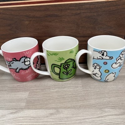 SIMON S CAT Keramiktasse. Tee, Kaffee x3 