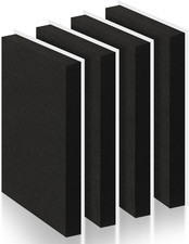 4 Pcs 1" Thick Foam Padding Sheet with Adhesive Backing Closed Cell 12 Inch X 8