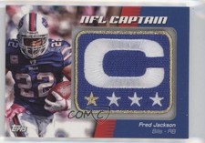 2012 Topps NFL Captain's Patch Fred Jackson #NCP-FJ Patch j3c