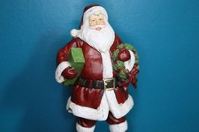 Santa Claus Christmas Figure Decorative Seasonal Figurine Imperfection in Photos