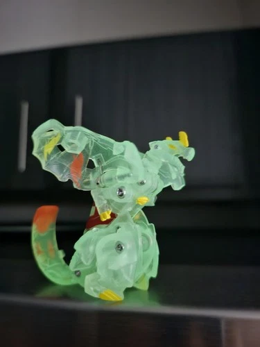 Prototype Diamond Bakugan Pyrus Dragonoid Core Glow In The Dark Geogan Rising