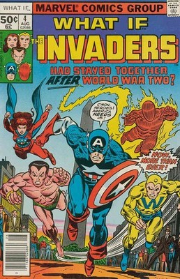 What If? (Vol. 1) #4 VG; Marvel | low grade - Invaders Roy Thomas - w/Bag+Board