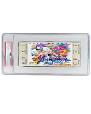 Bobby Bowden signed Ticket Coach Florida State Seminoles Football Encapsulated