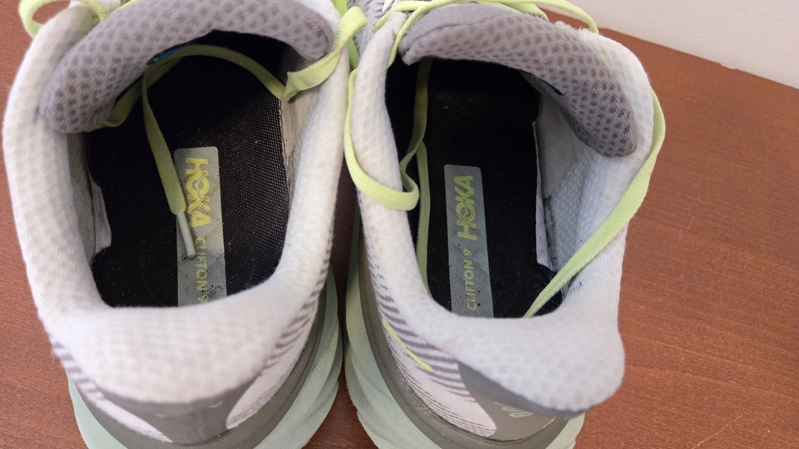 Hoka Clifton 9 GTX Slate Gray Aloe Vera Green RUNNING SHOES MENS SZ 11 D NICE!  thumbnail 9