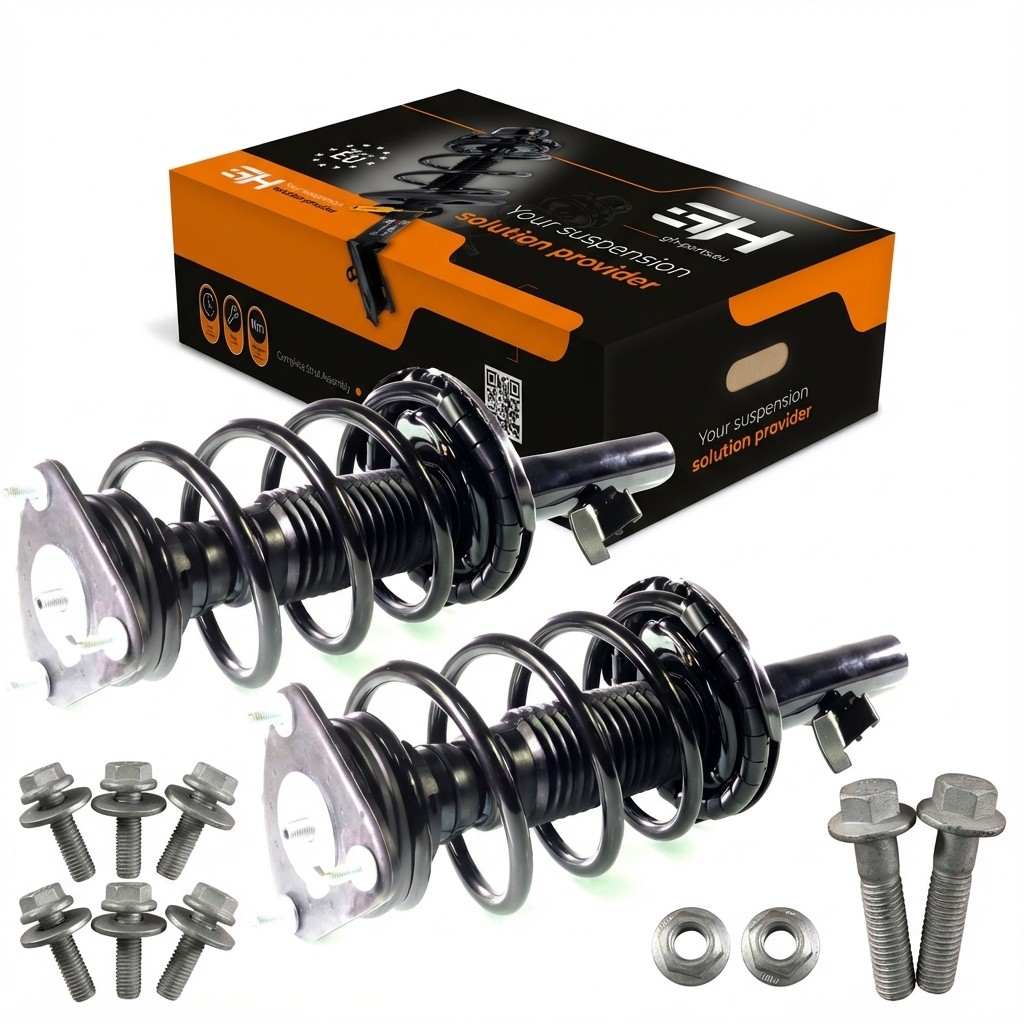 2x Gas Complete Struts Assembly Front for Mazda 5 (CR19) 1.8, 2.0 02.2005-