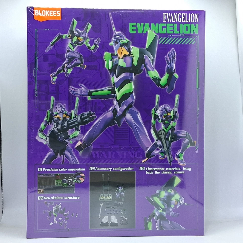 Neon Genesis Evangelion EVA-001 Modelo Kit Prueba Tipo-01 Edición Acción Anime Juguete Foto 2 de 4