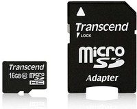 Transcend 16GB microSDHC Class 10 UHS-I 16GB MicroSDHC TS16GUSDU1