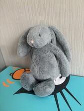 Jellycat Small Bashful Dusky Blue Bunny Excellent Condition Displayed Only