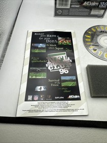 Revolution X (Sega Saturn) CIB Foam REG CARD Resurfaced Tested Working