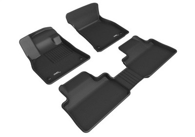 3D MAXpider Custom Fit All-Weather Floor Mats for Audi E-Tron Models