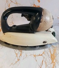 Vintage Tilley Paraffin Pressure Iron Enamel Cream Body With  Bakerlite Handle. 