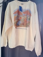 RARE Disney Store Winnie the Pooh Fleece Pullover Sweatshirt, embroider