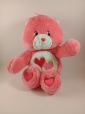 Care Bears LOVE-A-LOT BEAR Pink 11  Plush Hugging Arms 2004 No Sound