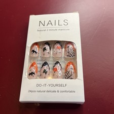 Halloween Press-On Nails, Do-It-Yourself, 24-Piece Set