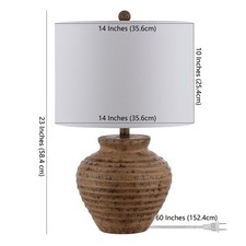 Safavieh KAMRYN 23" TABLE LAMP, Reduced Price 4172700015 TBL4351A