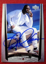 MIKE CAMERON SIGNED 1999 UPPER DECK CHICAGO WHITE SOX baseball card AUTOGRAPH